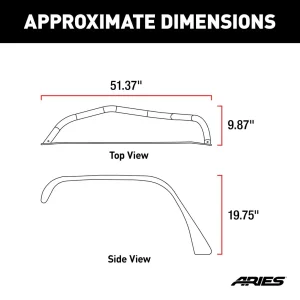 Jeep Wrangler JK Fender Flares - Front - Smooth