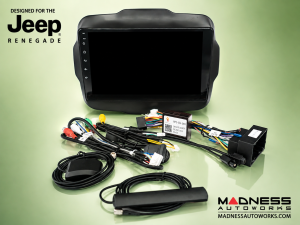 Jeep Renegade Radio Head Unit Upgrade System w/ install Kit- T2 