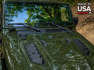Jeep Gladiator Hood Vent Kit - Valkyrie Off Road Gear Jeep Gladiator Hood Vent Kit - Valkyrie Off Road Gear