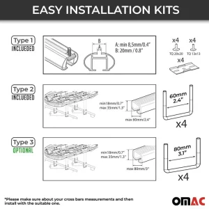Roof Rack Cargo Box - 14 Cubic Feet - Dual Side Opening - Black