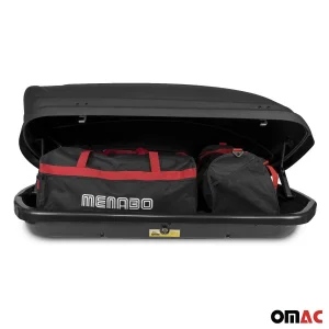 Roof Rack Cargo Box - 11 Cubic Feet - Dual Side Opening - Black Roof Rack Cargo Box - 11 Cubic Feet - Dual Side Opening - Black