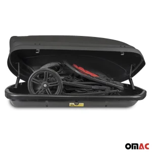 Roof Rack Cargo Box - 11 Cubic Feet - Dual Side Opening - Black Roof Rack Cargo Box - 11 Cubic Feet - Dual Side Opening - Black