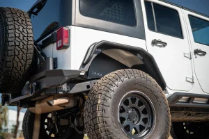 Jeep Wrangler JK Inner Fenders - Rear - DV8 Offroad - Satin Black - `07-`18