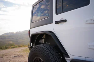 Jeep Wrangler JK Inner Fenders - Rear - DV8 Offroad - Satin Black - `07-`18