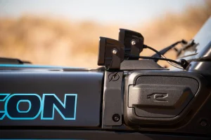 Jeep Wrangler JL 4XE Ditch Light Mounts - DV8 Offroad - Dual Light Pod - `21-`25