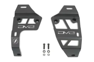 Jeep Wrangler JL Light Pod Mounts - Dual Light Pod - DV8 Offroad - 4XE - `21-`25
