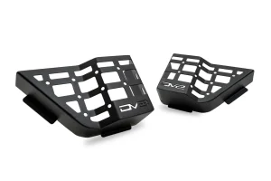 Jeep Wrangler JK Molle Panels - Rear Door - DV8 Offroad - Black - `11-`18