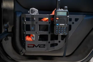 Jeep Wrangler JK Molle Panels - Rear Door - DV8 Offroad - Black - `11-`18