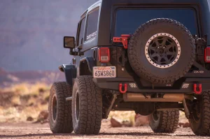 Jeep Wrangler JK Bumper - Rear - DV8 Offroad - Full-Width - `07-`18