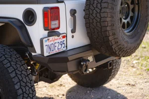 Jeep Wrangler JK Bumper - Rear - DV8 Offroad - Full-Width - `07-`18