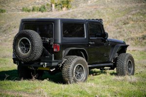 Jeep Wrangler JK Tire Carrier - DV8 Offroad - MTO Bumper - `07-`18