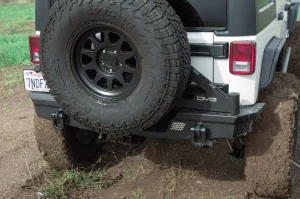 Jeep Wrangler JK Tire Carrier - DV8 Offroad - MTO Bumper - `07-`18