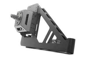 Jeep Wrangler JL Tire Carrier - Swing Gate - DV8 Offroad MTO Series Bumper - `18-`25