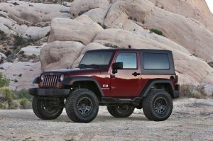 Jeep JK Suspension Lift Kit - Front + Rear - Fabtech - Trail Lift System w/Dirt Logic 2.25 Shocks - `07-`18