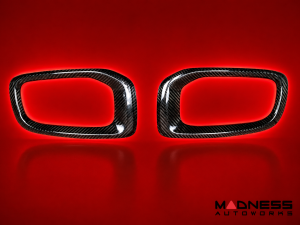 Jeep Renegade Fog Light Trim Kit - Carbon Fiber
