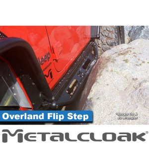 Jeep Wrangler JL Overland Flip Step - Pair - 2Door 