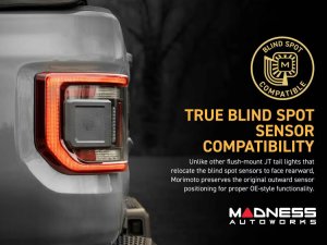 Jeep Gladiator JT LED Tail Lights - XB LED Series - Morimoto - Low Profile - Red Jeep Gladiator JT LED Tail Lights - XB LED Series - Morimoto - Low Profile - Red