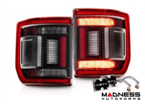 Jeep Gladiator JT LED Tail Lights - XB LED Series - Morimoto - Low Profile - Red Jeep Gladiator JT LED Tail Lights - XB LED Series - Morimoto - Low Profile - Red