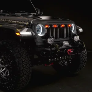 Jeep Gladiator Grill LED Kit - ORACLE Lighting - Pre-Runner Style - Tinted - `24-`26 Jeep Gladiator Grill LED Kit - ORACLE Lighting - Pre-Runner Style - Tinted - `24-`26