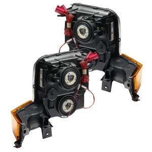 Jeep Commander Headlight Assemblies - ORACLE Lighting - SMD HL - ColorSHIFT w/ BC2 Controller - `06-`10