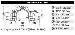 Warn Winch - Zeon XP 14-S - 14,000lb w/ Synthetic Rope