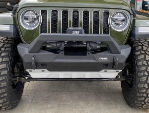 Jeep Wrangler Bumper - Front - Rival 4x4 - Aluminum - `18-`25