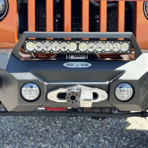 Jeep Wrangler JK Bumper - Front - Rock Slide Engineering - Big Sky Aluminum Mid with Winch Plate - `07-`18