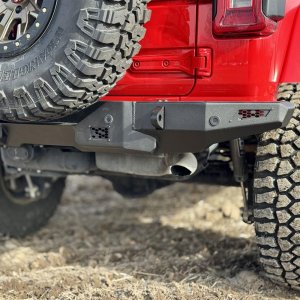 Jeep Wrangler JL Bumper - Rear - Rock Slide Engineering - Appalachian Steel - `18+