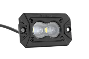 LED Light Pods - Slim - Rough Country - Black Series - 3x1.75in - Yellow SAE Fog Light LED Light Pods - Slim - Rough Country - Black Series - 3x1.75in - Yellow SAE Fog Light