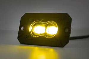 LED Light Pods - Slim - Rough Country - Black Series - 3x1.75in - Yellow SAE Fog Light LED Light Pods - Slim - Rough Country - Black Series - 3x1.75in - Yellow SAE Fog Light