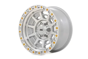 Custom Wheel 85 Series - Simulated Beadlock - Full Machine | 17x9 | 6x5.5 | -12mm - Rough Country 