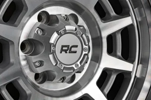 Custom Wheel 85 Series - Simulated Beadlock - Full Machined | 17x9 | 5x5.0 | -12mm - Rough Country Custom Wheel 85 Series - Simulated Beadlock - Full Machined | 17x9 | 5x5.0 | -12mm - Rough Country