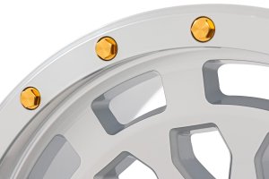 Custom Wheel 87 Series - Simulated Beadlock - Full Machined | 17x8.5 | 5x5.0 | +0mm - Rough Country Custom Wheel 87 Series - Simulated Beadlock - Full Machined | 17x8.5 | 5x5.0 | +0mm - Rough Country