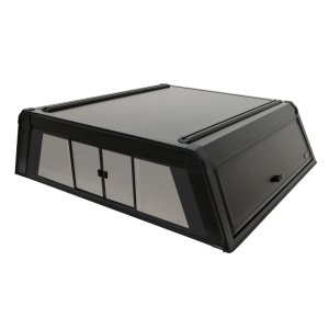 Chevrolet Colorado Truck Cap - Westin - EXP - Textured Black - Sliding Front Glass