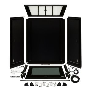 Chevrolet Colorado Truck Cap - Westin - EXP - Textured Black - Sliding Front Glass