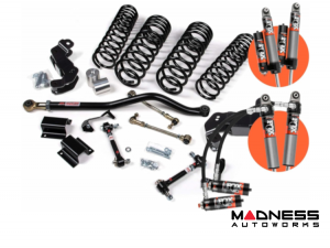 Jeep Gladiator Suspension Lift Kit - Front + Rear - JKS Manufacturing - J-Kontrol 3-3.5in w/Fox 2.5 Performance Elite Shocks - `20-`25 Jeep Gladiator Suspension Lift Kit - Front + Rear - JKS Manufacturing - J-Kontrol 3-3.5in w/Fox 2.5 Performance Elite Shocks - `20-`25