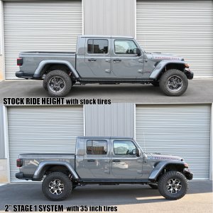 Jeep Gladiator Lift Kit - Synergy Mfg - 2" - Stage 1 - '20 -'25 Jeep Gladiator Lift Kit - Synergy Mfg - 2" - Stage 1 - '20 -'25
