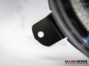 Jeep Wrangler JL Headlights - LED w/ Halos - Black Housing - 9"