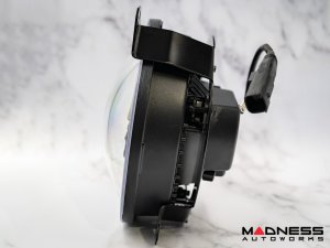 Jeep Gladiator Headlights - LED w/ Halos - Black Housing - 9"