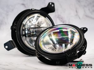 Jeep Gladiator JT Headlights - LED w/ adaptors - Black Housing - 7" 