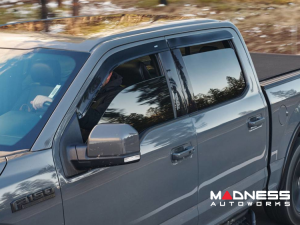 Jeep Wrangler JK Ventvisor Low Profile (4pc) - Smoke - Husky Liners - Low Profile - Smoke - `07-`18 Jeep Wrangler JK Ventvisor Low Profile (4pc) - Smoke - Husky Liners - Low Profile - Smoke - `07-`18