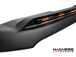 Jeep Wrangler JK Hood Deflector - Front - Husky Liners - Aeroskin Lightshield PRO - Black - `07-`18