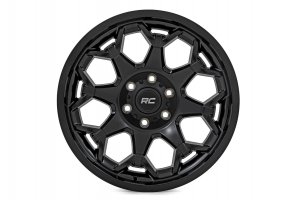 Custom Wheel 80 Series - One-Piece - Semi Gloss Black | 20x10 | 6x5.5 | -25mm - Rough Country 