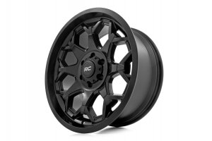 Custom Wheel 80 Series - One-Piece - Semi Gloss Black | 20x10 | 6x5.5 | -25mm - Rough Country 