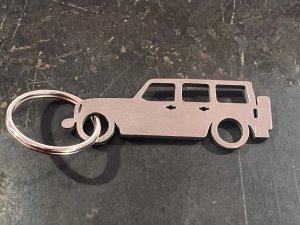Keychain - Jeep Wrangler Silhouette