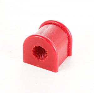 Jeep Wrangler JK Sway Bar Bushing Kit - Rear - Rugged Ridge - 19mm Polyurethane - Red - `07-`18