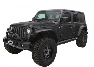 Jeep Wrangler JL Fender Flares - Flat Style - Bushwacker