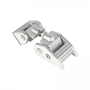 Jeep Wrangler JK Hood Catches - Rugged Ridge - Adjustable - Silver - `07-`18