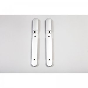 Jeep Wrangler JK Door Handle Trim - Front - Rugged Ridge - Brushed - Silver - `07-`10