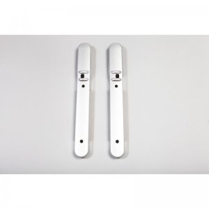 Jeep Wrangler JK Door Handle Trim - Front - Rugged Ridge - Brushed - Silver - `07-`10